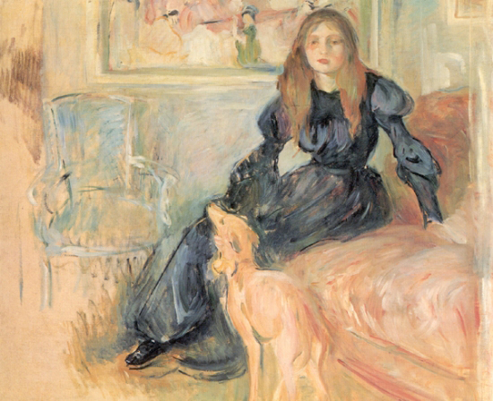 Julie Manet and her Greyhound, Laertes